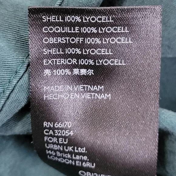 Anthropologie Danae Button Down Cami Turquoise Size Medium - Picture 4 of 4